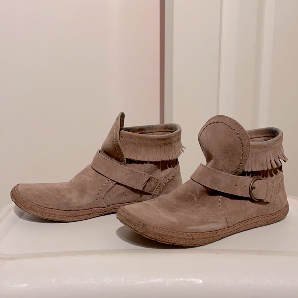 UGG Booties with Fringe